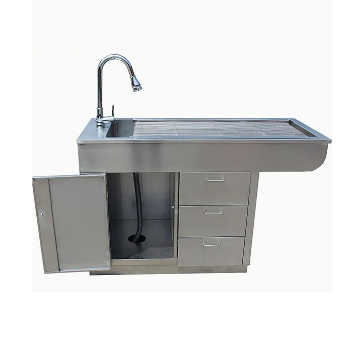 طاولة العناية بالحيوانات الأليفة للعيادة البيطرية