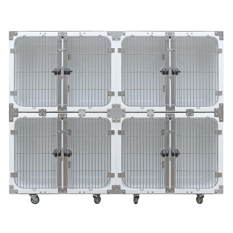 قفص بيطري مقاوم للماء مصنوع من الألياف الزجاجية للكلاب